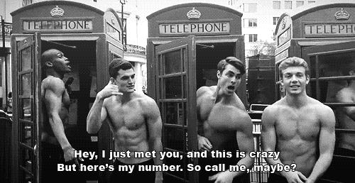 hot men call me maybe
