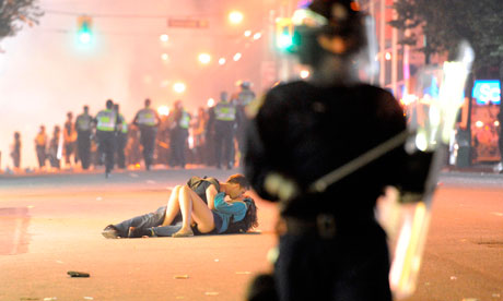 vancouver protest kiss