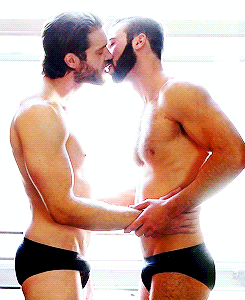 gay kiss underwear